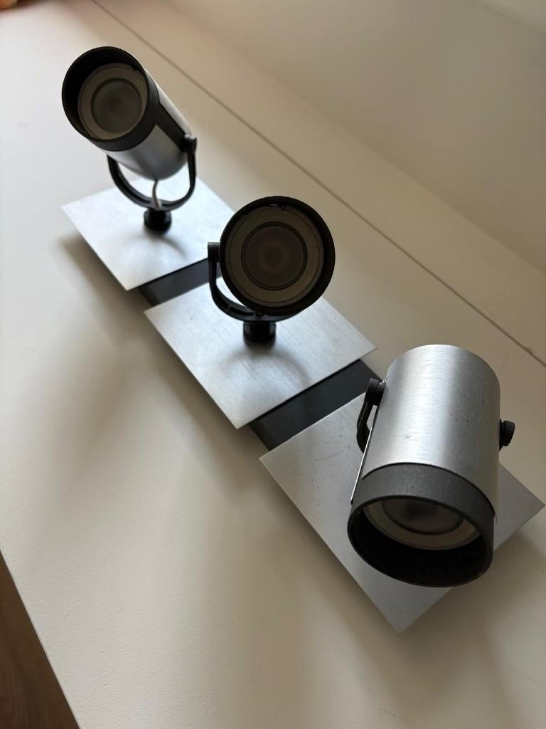 Opbouwspot Philips (inclusief 3x Hue kleurspot), Gebruikt, Metaal of Aluminium, Ophalen of Verzenden, Led
