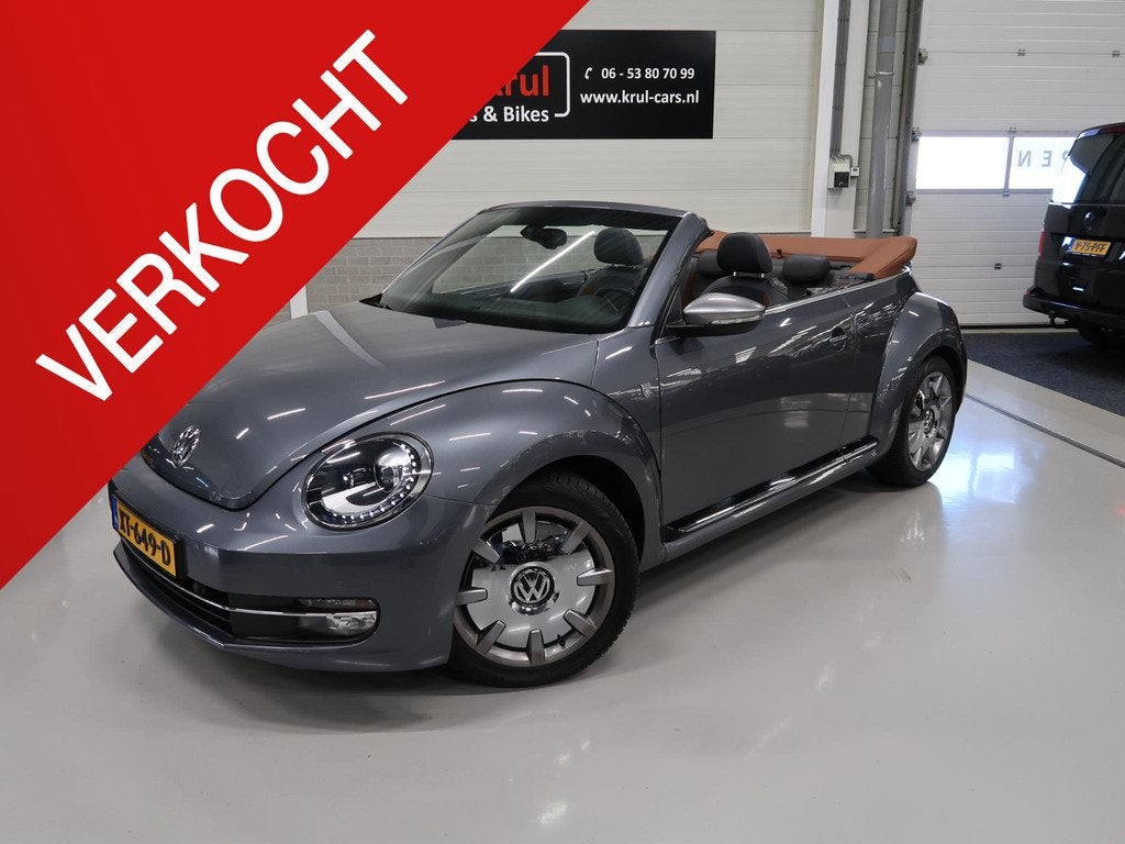 Volkswagen Beetle Cabriolet 2.0 TSI Sport Karmann 220pk Auto, Auto's, Volkswagen, 15 km/l, Gebruikt, 4 cilinders, 4 stoelen