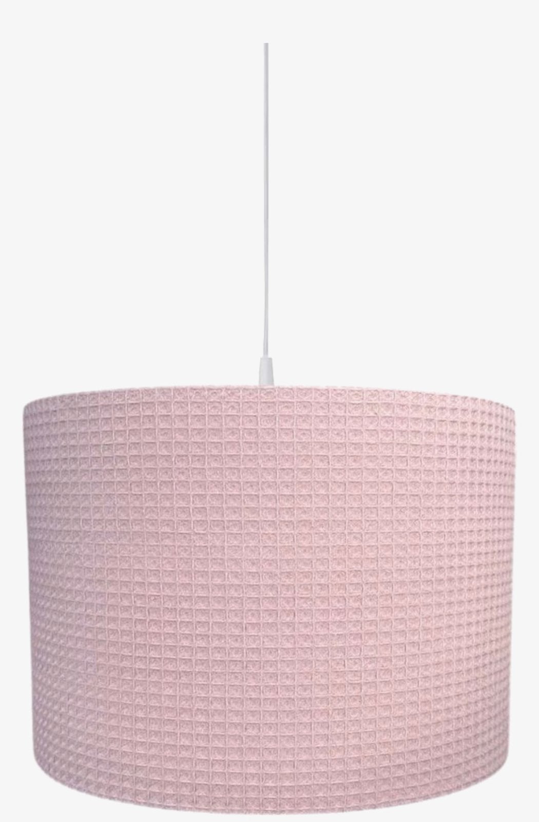 hanglamp / lampenkap oudroze, Ophalen of Verzenden, Zo goed als nieuw, Rond, Hanglamp
