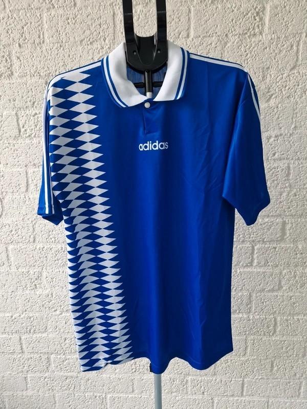 Vintage Adidas Harlekin Voetbalshirt XXL, Ophalen of Verzenden, Zo goed als nieuw, Buitenlandse clubs, Shirt