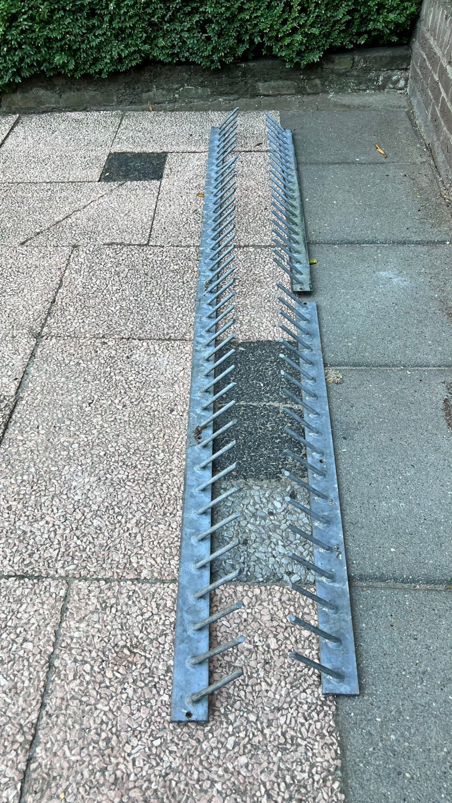 Anti klim spikes muur hekwerk verzinkt staal 390cm schutting, Ophalen, IJzer, Minder dan 3 meter, Minder dan 1 meter