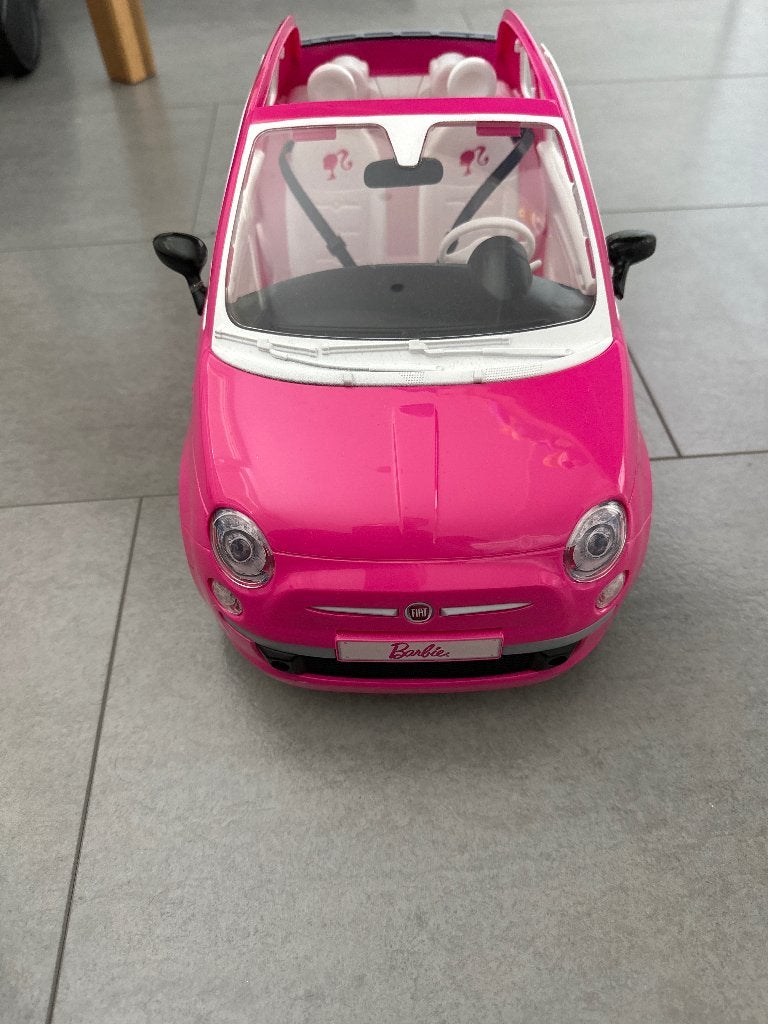 Barbie auto, Ophalen, Zo goed als nieuw