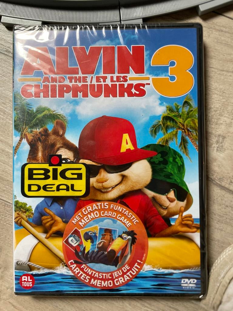 Alvin and the Chipmunks 3 DVD - Nieuw in verpakking, Alle leeftijden, Ophalen of Verzenden, Komedie, Nieuw in verpakking