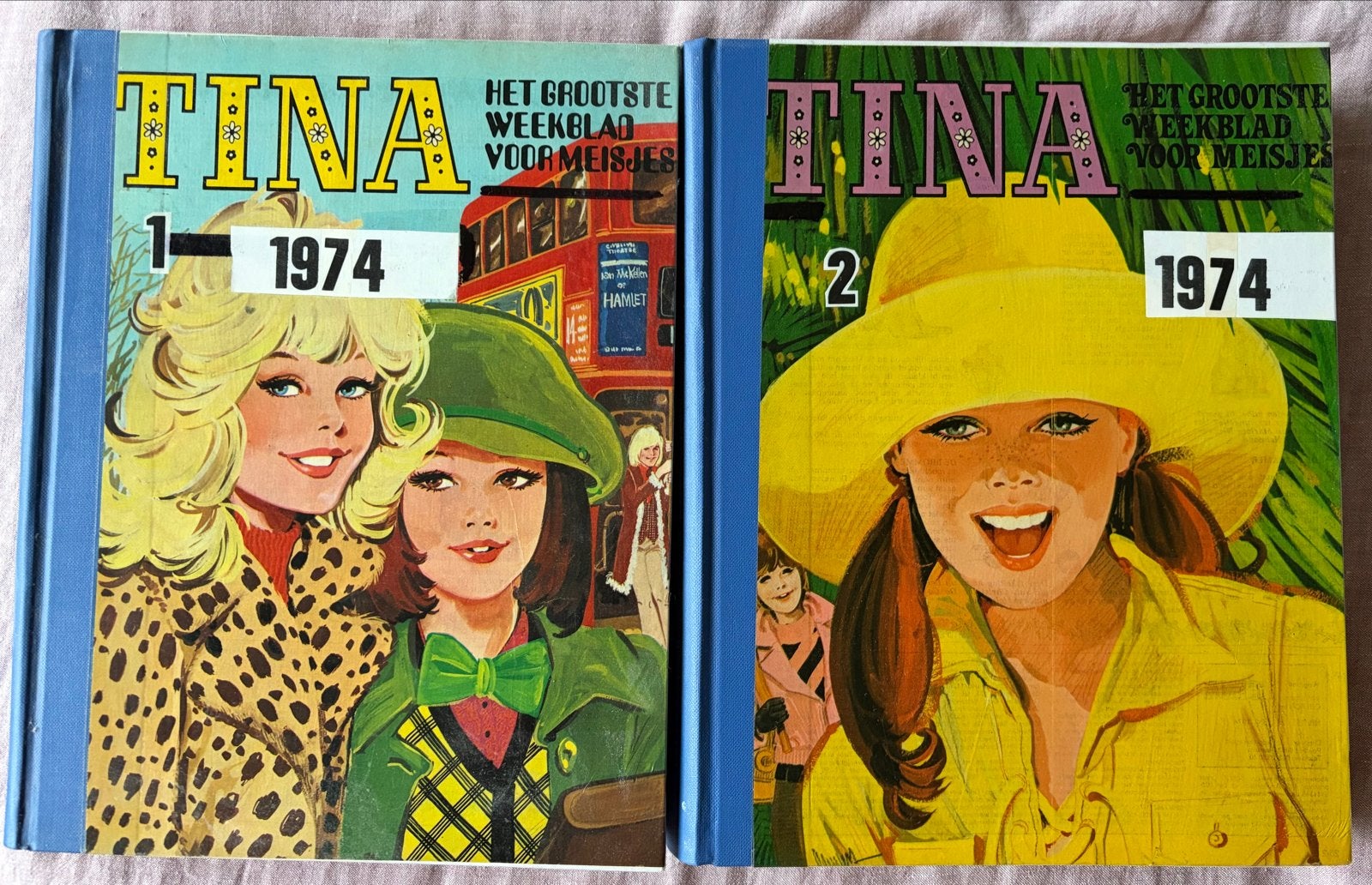 Tina Jaargang 1974 - Compleet (deel 1 en 2), Boeken, Ophalen of Verzenden, Gelezen, Damesbladen