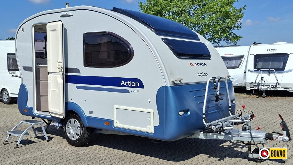 Adria Action 361 LH incl. mover, FD, Luifel, Caravans en Kamperen, Standaardzit, Tot en met 2, Bedrijf, 750 - 1000 kg