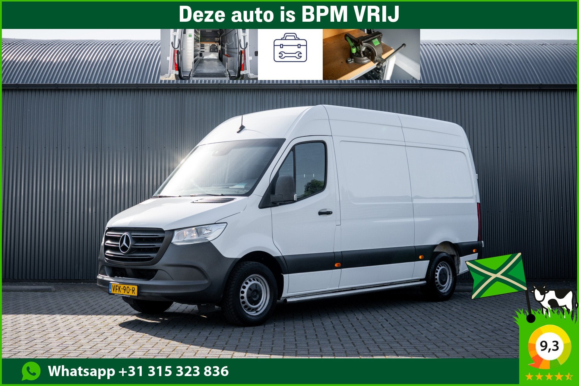 Mercedes-Benz Sprinter 311 CDI RWD L2H2 | Volledig Ingericht, 13 km/l, Gebruikt, 4 cilinders, 2102 kg