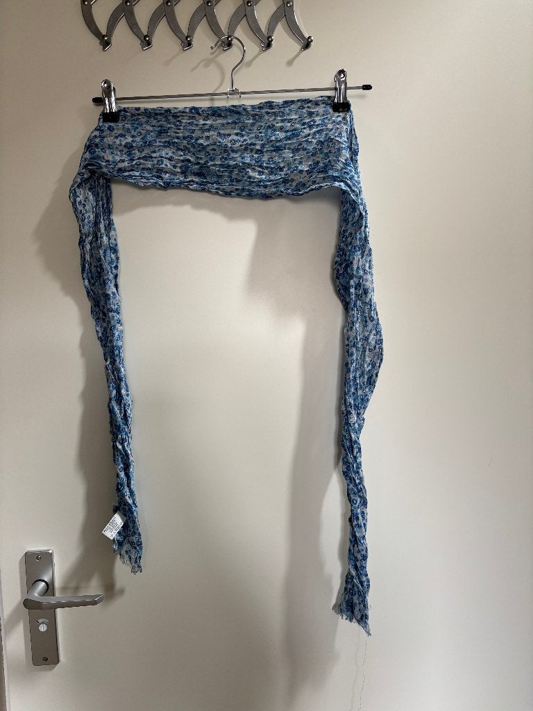 Romano blauw bloemetjes sjaal, Romano, Maat 46/48 (XL) of groter, Ophalen of Verzenden, Zo goed als nieuw