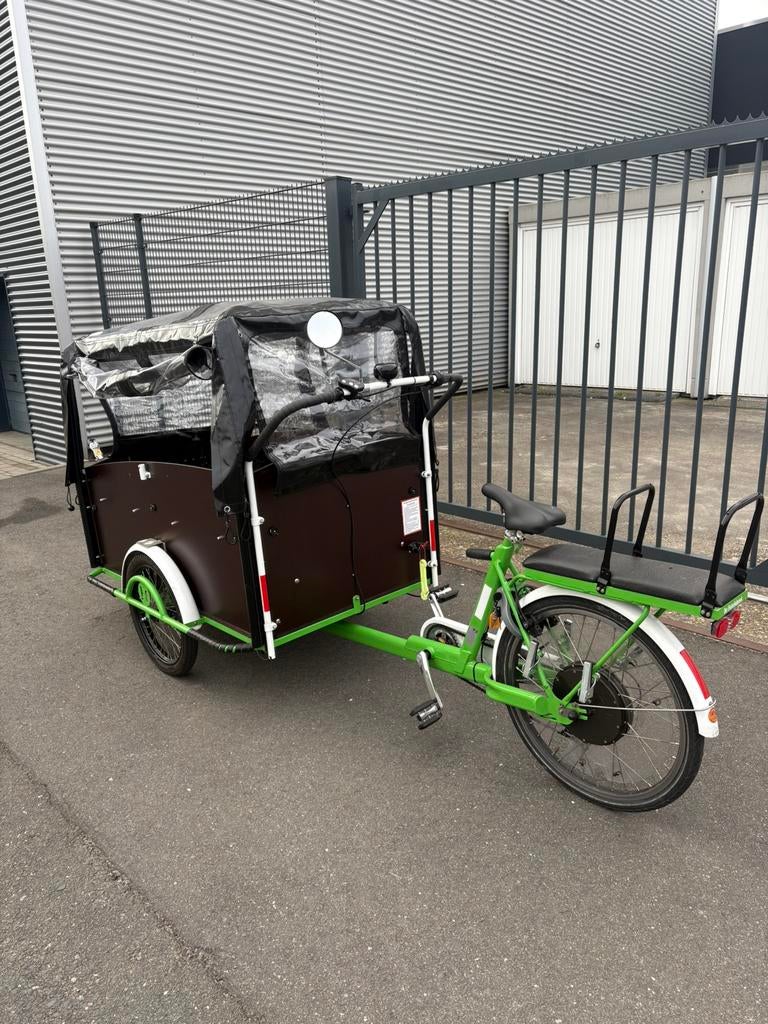 BSO - KDV XL E bakfiets ZGAN, Fietsen en Brommers, Fietsen | Bakfietsen, Ophalen, 4 kinderen of meer, Huif, Fietsfabriek