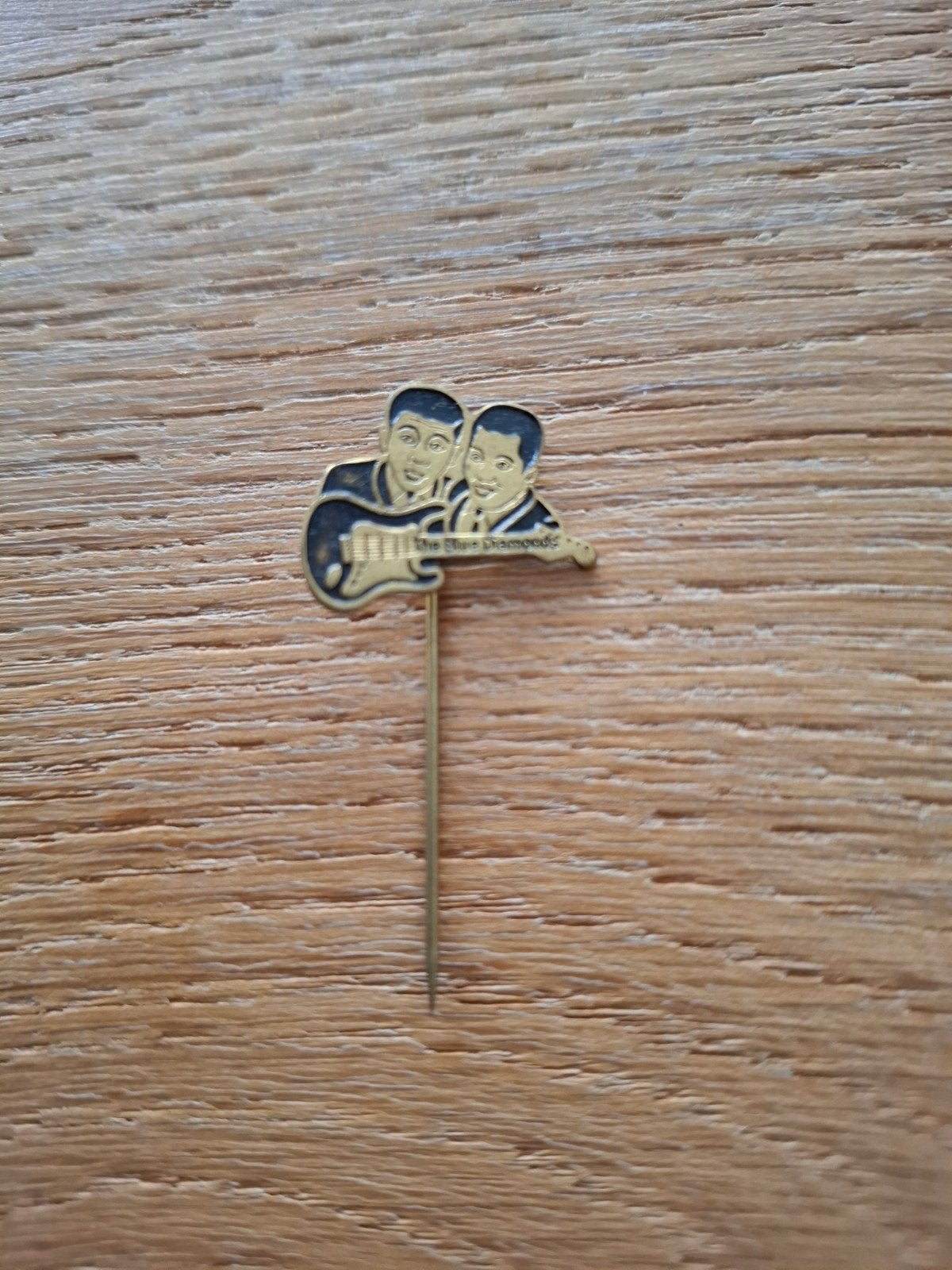 Vintage speldje prikker pin the Blue Diamonds, Ophalen of Verzenden