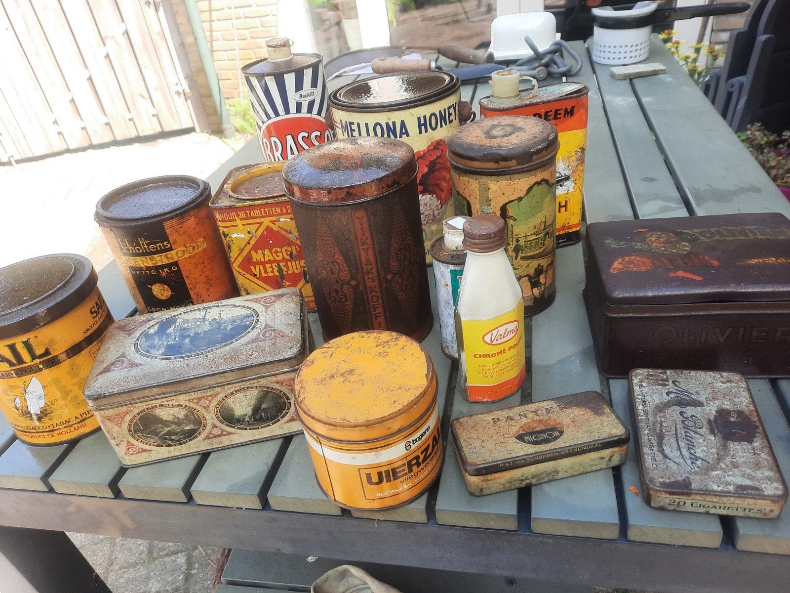 Vintage blikken verzameling - Diverse merken en items, Ophalen of Verzenden