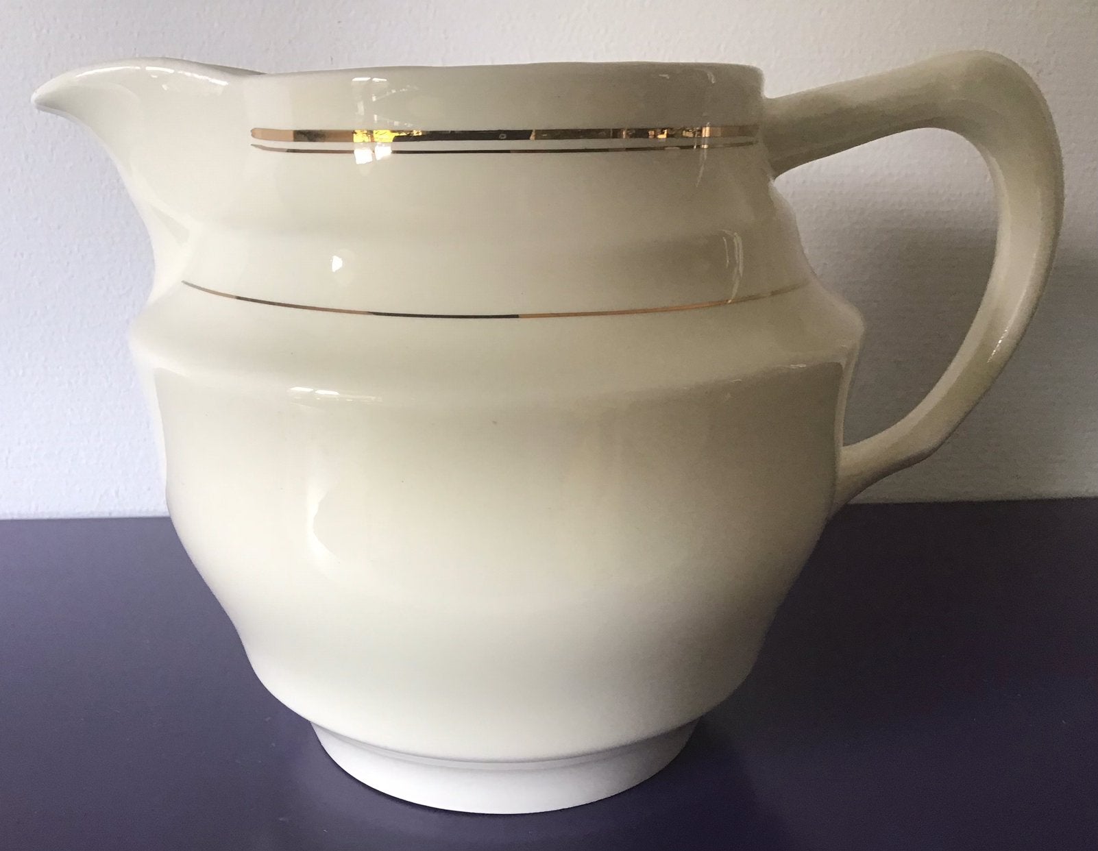 Oude antieke/vintage melkkan Sociéte Ceramique Maastricht, Antiek en Kunst, Antiek | Servies los, Ophalen of Verzenden