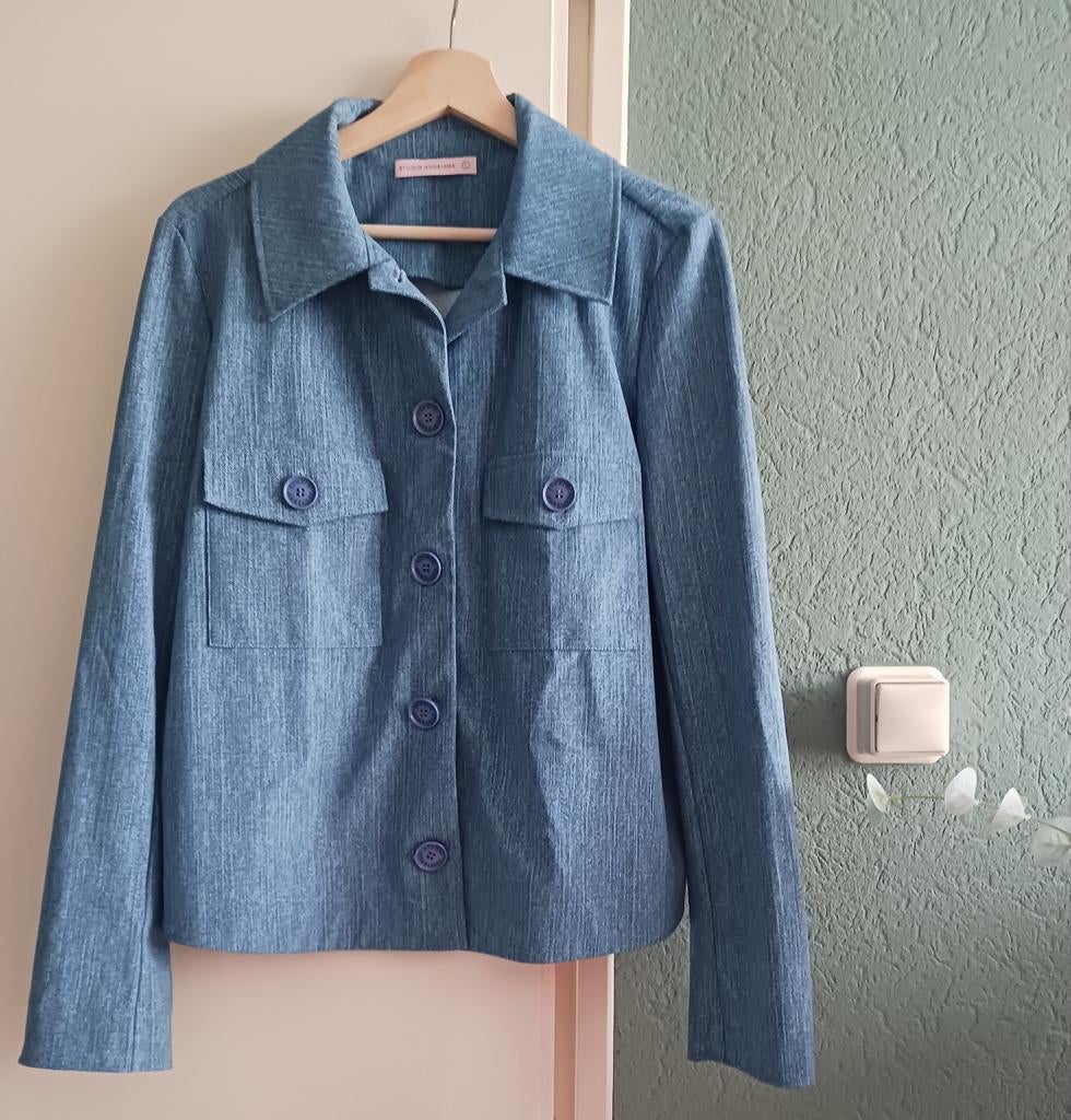Claire denim jacket van Studio Anneloes, L, Studio Anneloes, Ophalen of Verzenden, Nieuw, Blauw