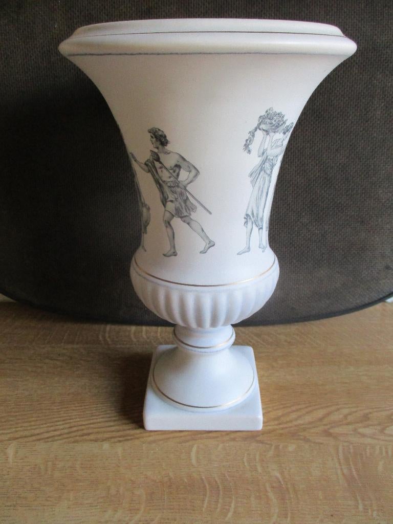 Flora Romana aardewerk kelk Gouda plateel Romeinen vaas, Antiek en Kunst, Ophalen of Verzenden