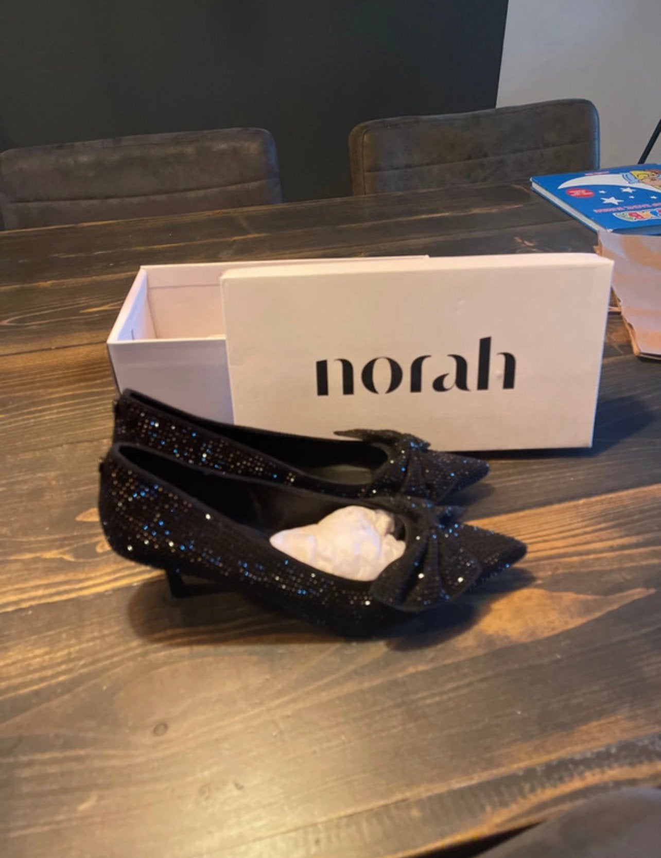 Glitter pumps maat 41 nieuw norah, Ophalen of Verzenden, Nieuw, Zwart