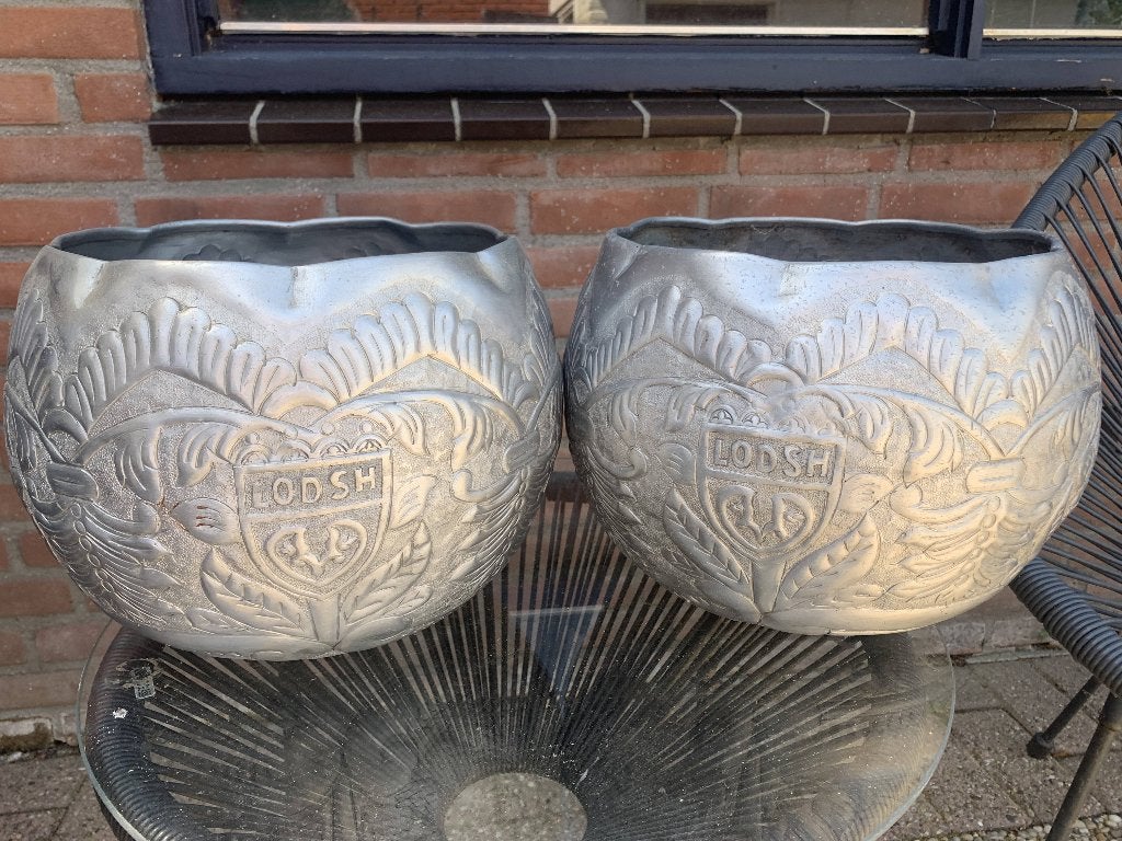 bloempotten van LODSH, Tuin en Terras, Bloempotten, 25 tot 40 cm, Rond, Ophalen of Verzenden, Zo goed als nieuw