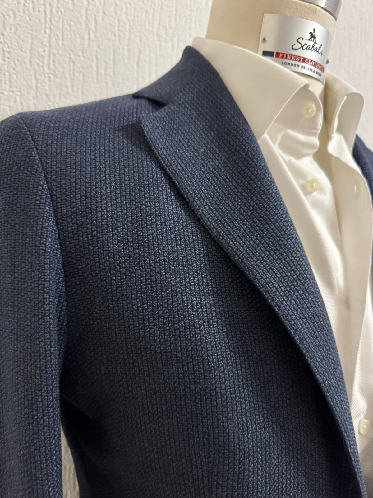 Prachtigew Oger Jasje Loro Piana stof, Verzenden, Zo goed als nieuw, Maat 52/54 (L), Blauw