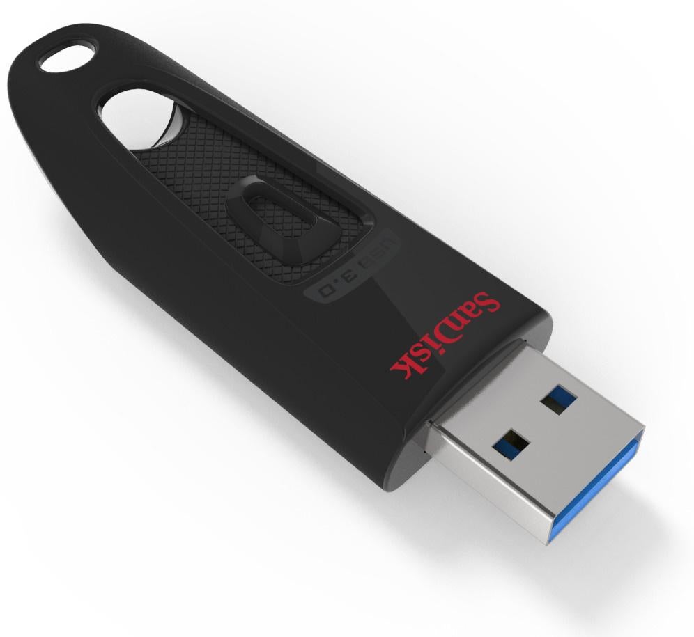 SanDisk Ultra USB 3.0-flashdrive - 32GB (Zwart)., Ophalen of Verzenden, Gebruikt, SanDisk, 32 GB