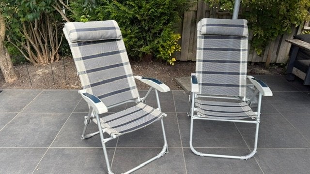 Campingstoelen Dukdalf (2 of 4 stuks), Ophalen, Gebruikt, Campingstoel