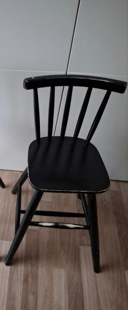 Ikea Agam kinderstoel look a like in kleur zwart, Ophalen, Gebruikt, Overige typen