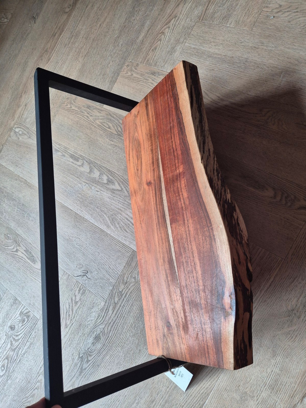 3x Industriële wandplank acaciahout met live edge 56 cm, Ophalen, Nieuw