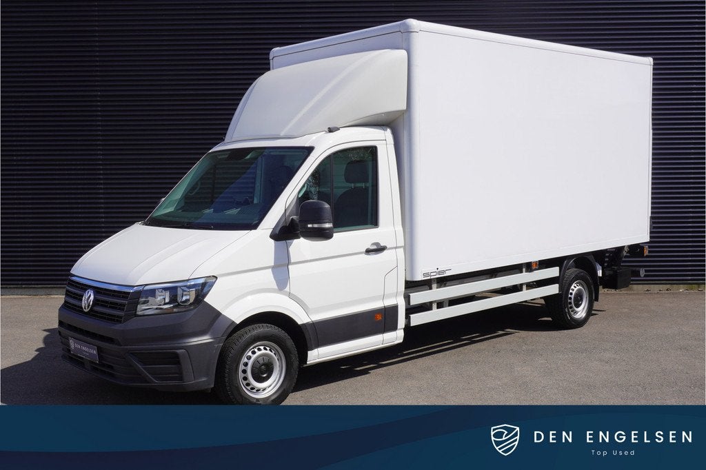 Volkswagen Crafter 177pk Automaat Bakwagen Laadklep Airco Ap, Auto's, Gebruikt, Euro 6, 4 cilinders, Wit