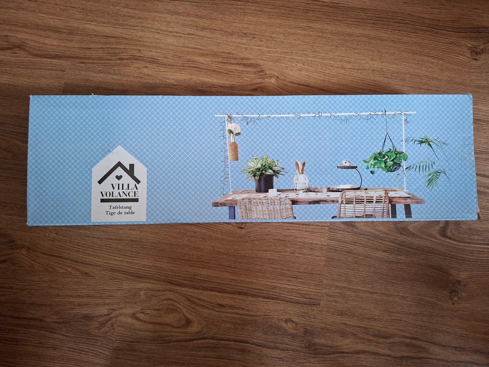 Nieuwe Tafelstang, tafelklem Wit - Decoratieve Ophangstang, Ophalen of Verzenden, Nieuw, Wit, Metaal