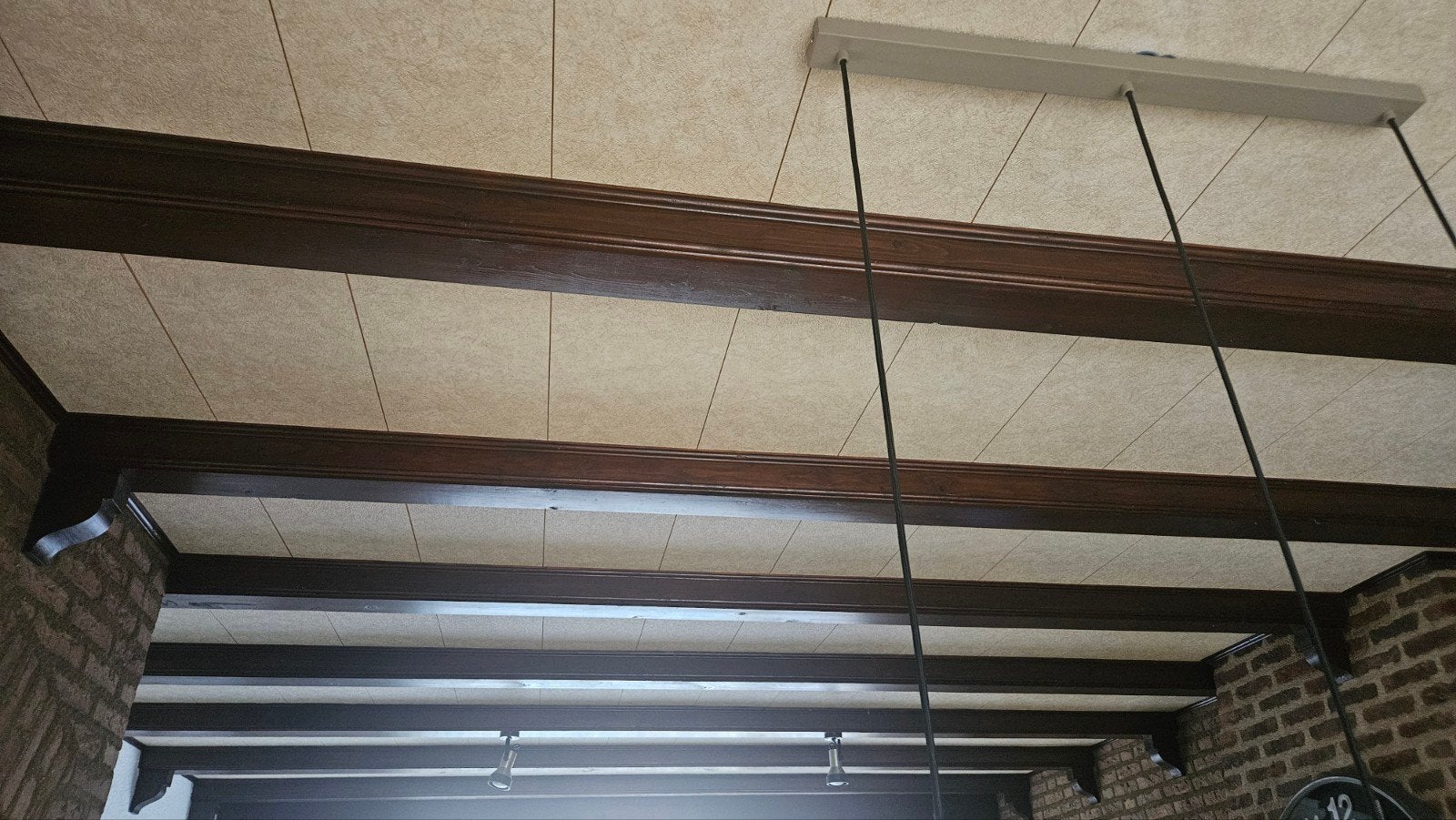 morgen ophalen! Decoratieve houten balken voor plafond of wa, Doe-het-zelf en Verbouw, Ophalen, Gebruikt, Balk, Overige houtsoorten
