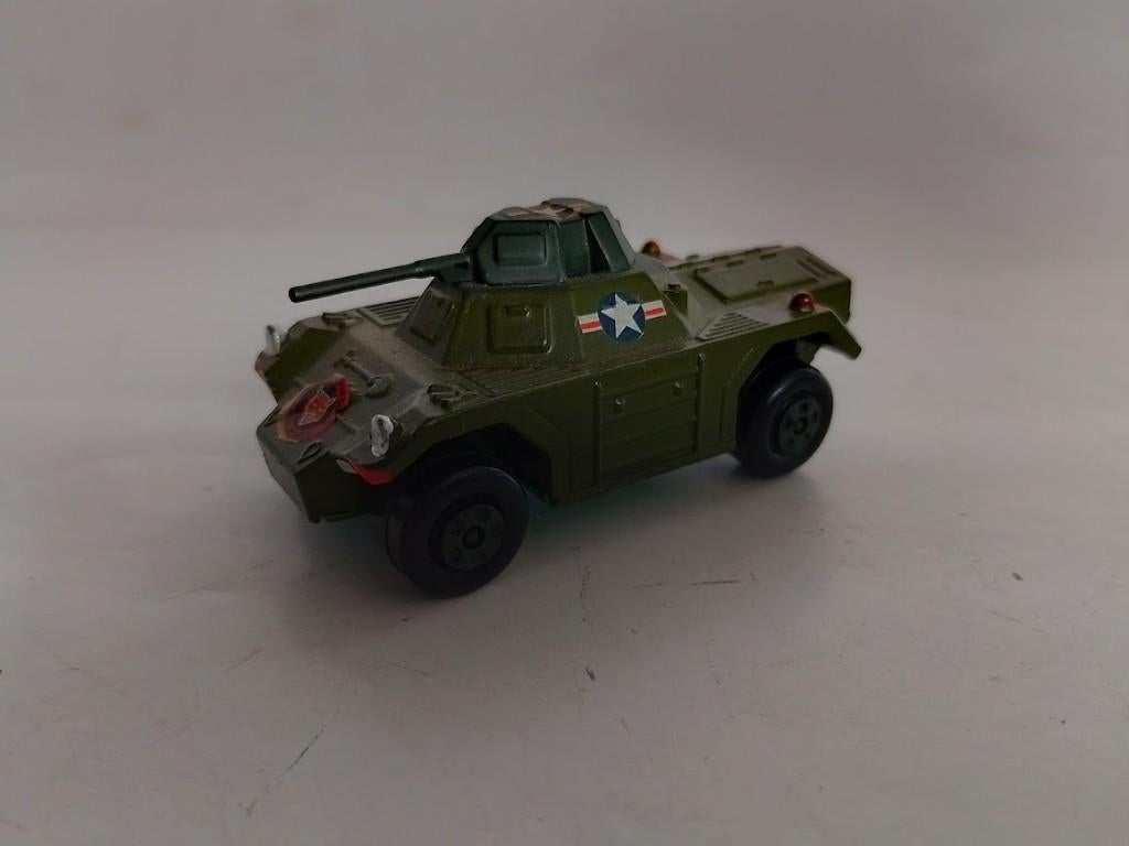 Legertank Matchbox Rolomatics 1972, Hobby en Vrije tijd, Modelauto's | 1:43, Ophalen of Verzenden, Zo goed als nieuw, Auto, Matchbox