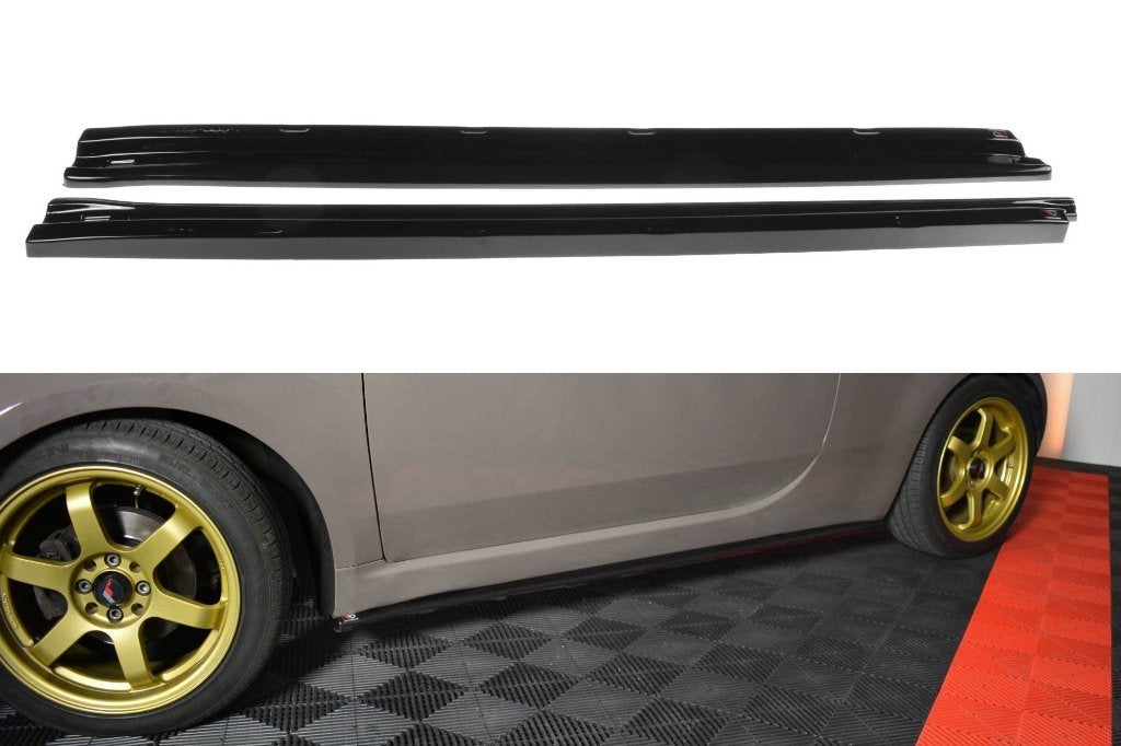 Voorlip splitter spoiler skirt achterlip - Fiat 500 07-15, Ophalen of Verzenden