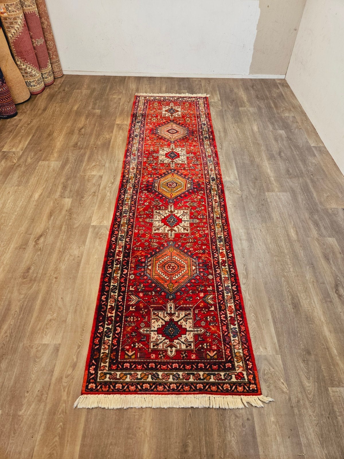 Perzische Loper. Prachtige kleuren en patronen! Weg = Weg!, Perzisch, 200 cm of meer, Zo goed als nieuw, Rechthoekig