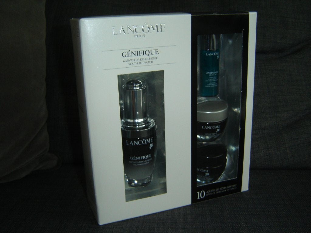 Lancôme Génifique set met serum 50 ml, Ophalen of Verzenden, Nieuw, Gehele gezicht, Verzorging