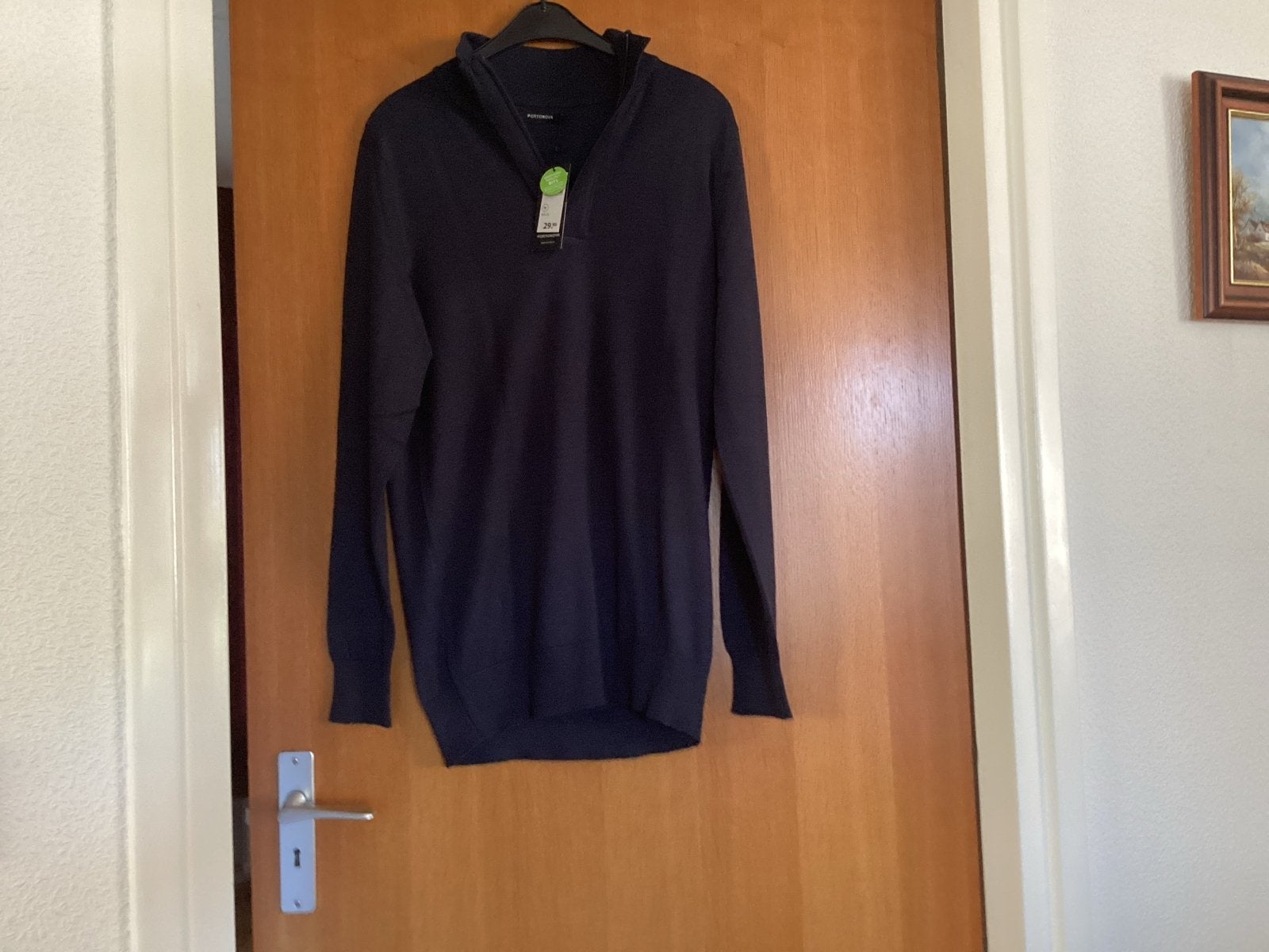 Portonova Donkerblauwe Dunne Heren Trui Maat M NIEUW, Kleding | Heren, Truien en Vesten, Ophalen of Verzenden, Nieuw, Maat 48/50 (M)
