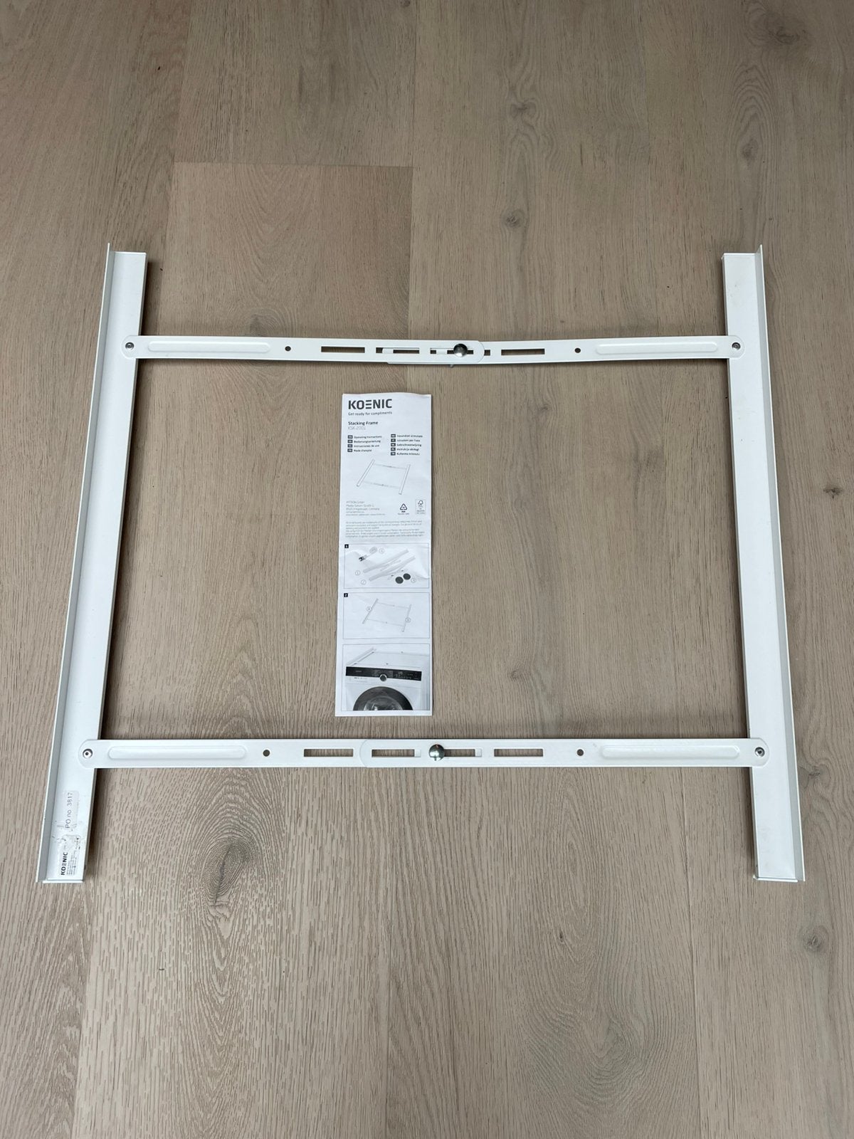 KOENIC tussenstuk / stapelkit wasmachine droger, Ophalen of Verzenden, Zo goed als nieuw