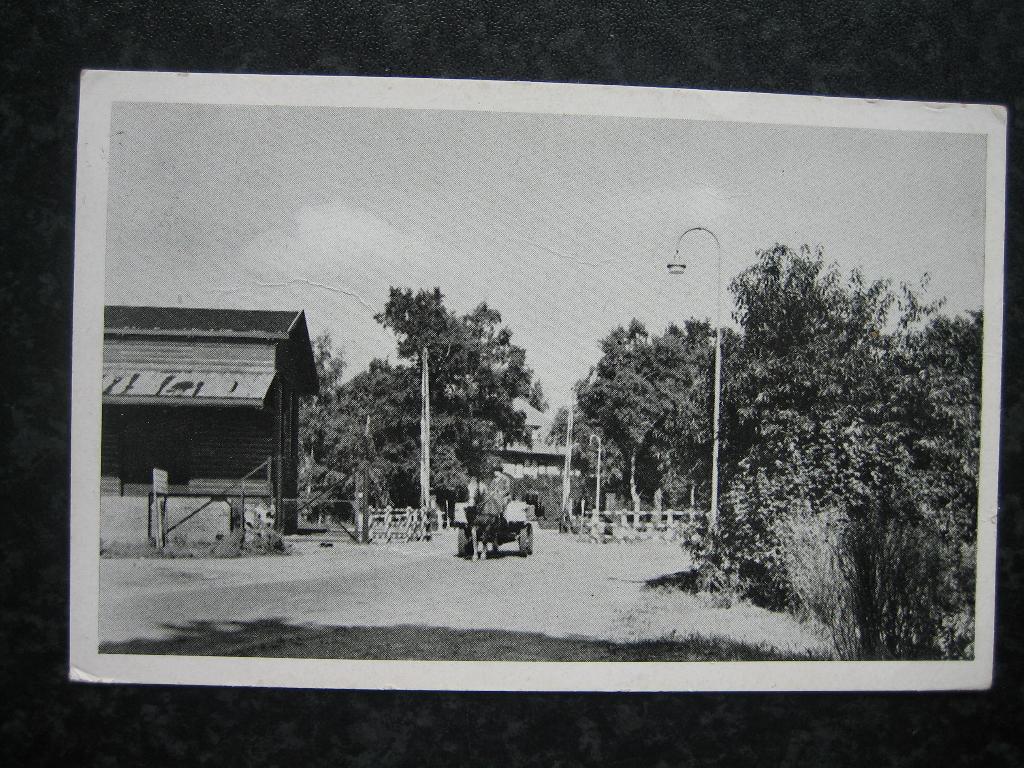 STROE  Spoorweg overgang 1950, Verzamelen, Ansichtkaarten | Nederland, Ophalen of Verzenden, 1940 tot 1960, Gelderland