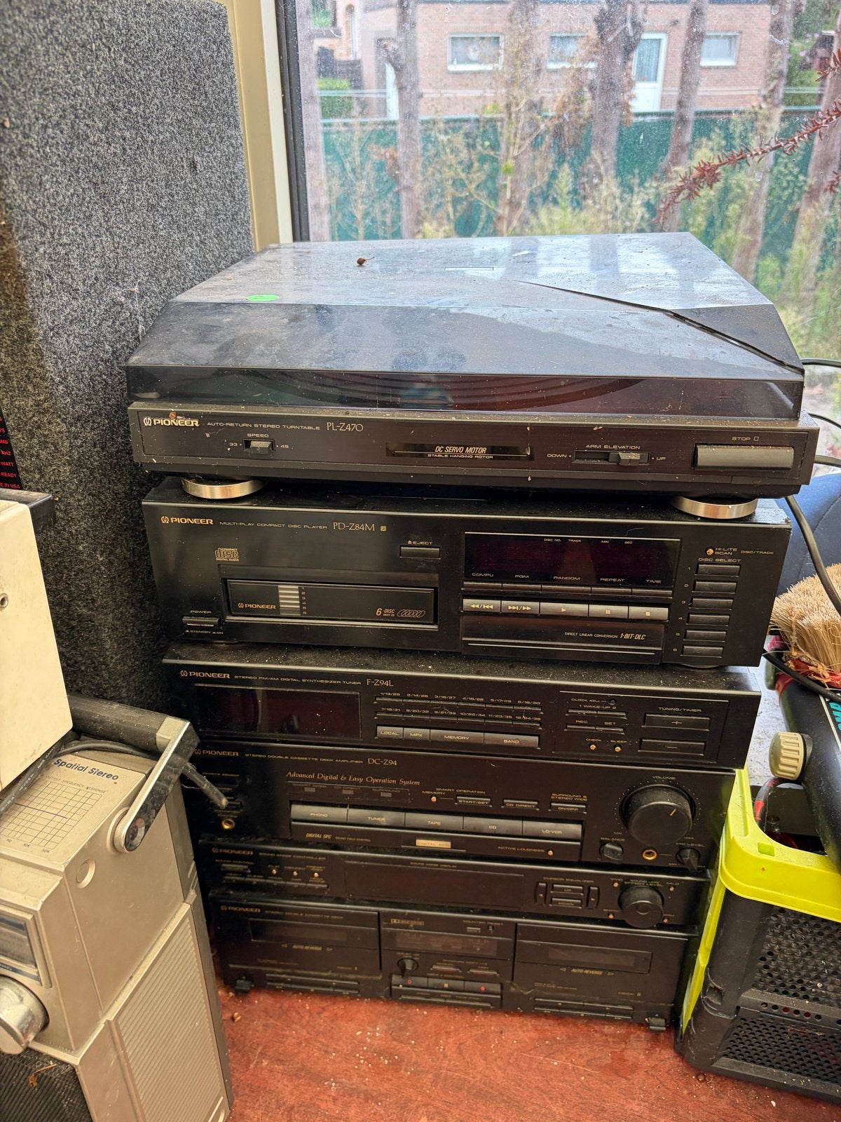 Pioneer Hifi Set: Platenspeler, CD, Tuner, Cassettedeck, Ophalen, Gebruikt, Cassettedeck, Losse componenten
