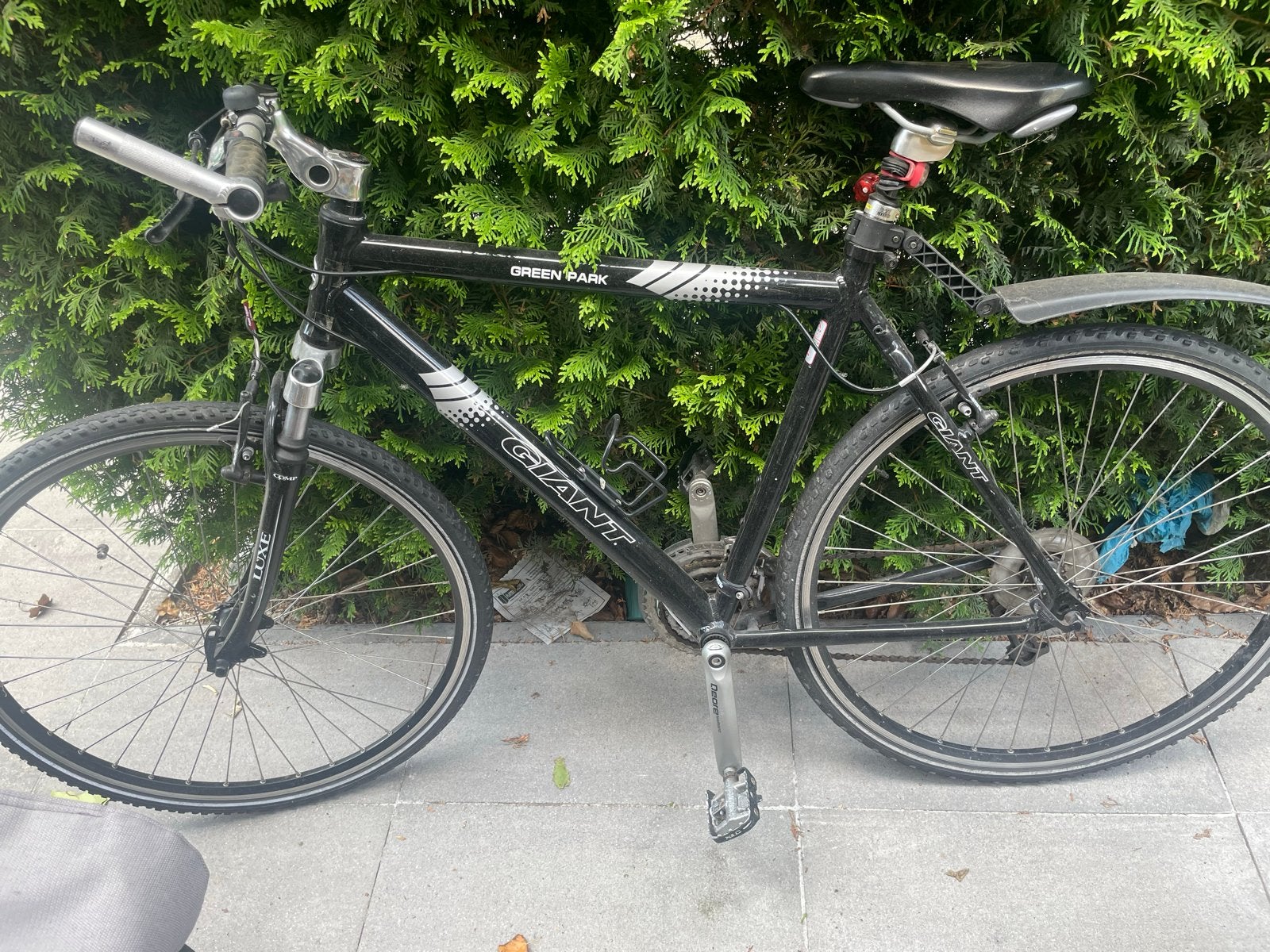 Giant Green Park sportieve herenfiets Shimano Deore Large, Ophalen, Gebruikt, Giant, 61 tot 65 cm