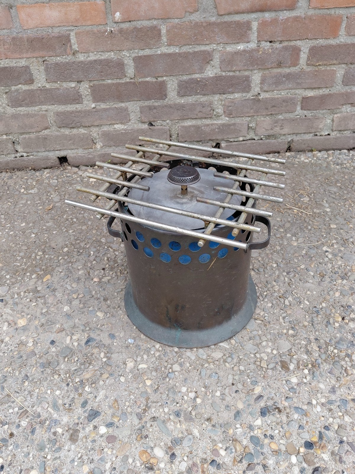 Vintage Camping Kooktoestel / BBQ - Compact en Draagbaar, Ophalen of Verzenden, Gebruikt, Onbekend