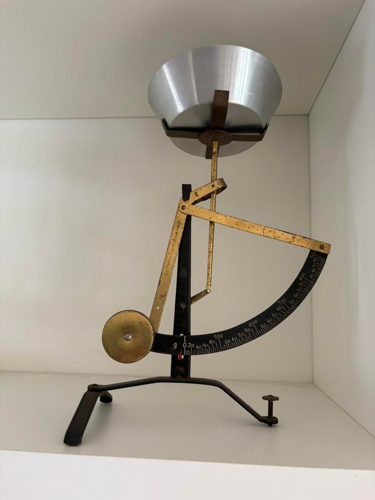 Brievenweegschaal weegschaal brieven antiek, Minder dan 10 kg, Analoog, Ophalen of Verzenden, Zo goed als nieuw