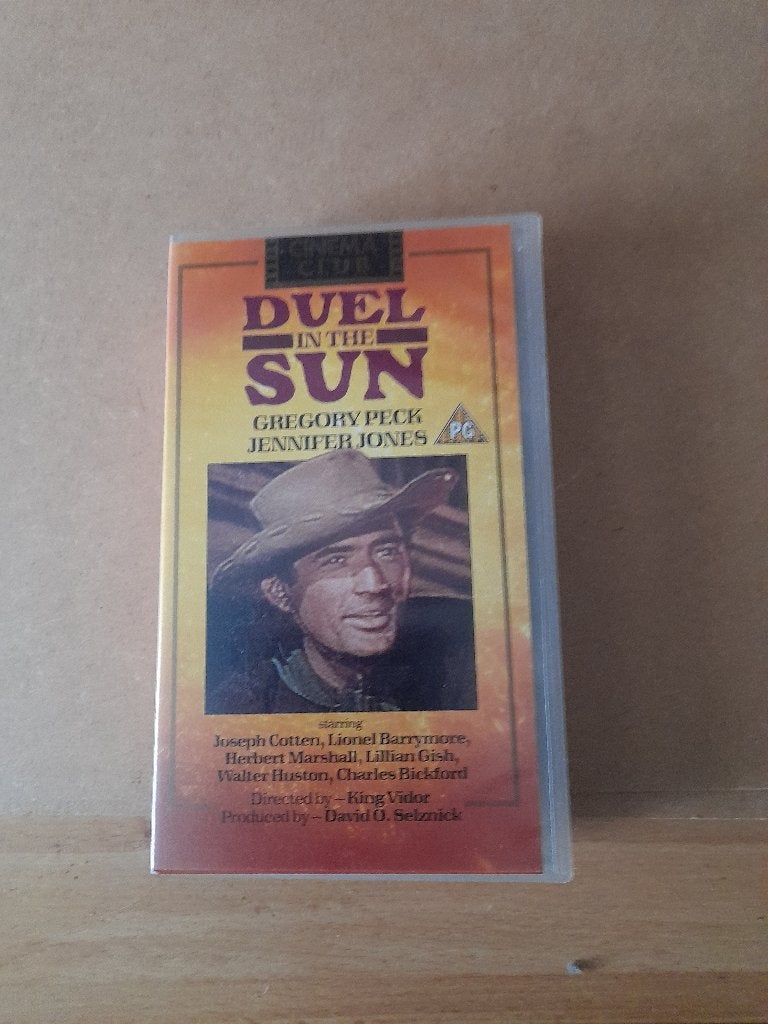 Duel in the sun VHS Gregory Peck Jennifer Jones, Cd's en Dvd's, VHS | Film, Alle leeftijden, Ophalen of Verzenden, Zo goed als nieuw