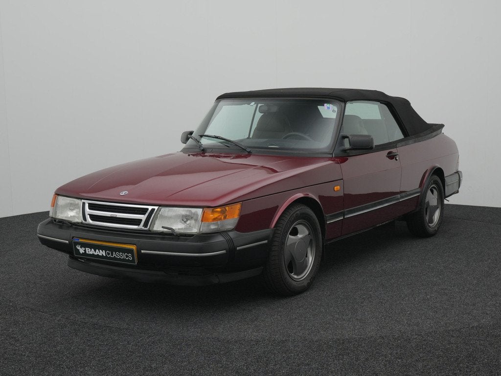 Saab 900 Cabrio 2.0i-16 (bj 1993), Auto's, Voorwielaandrijving, Cabriolet, Bedrijf, Handgeschakeld