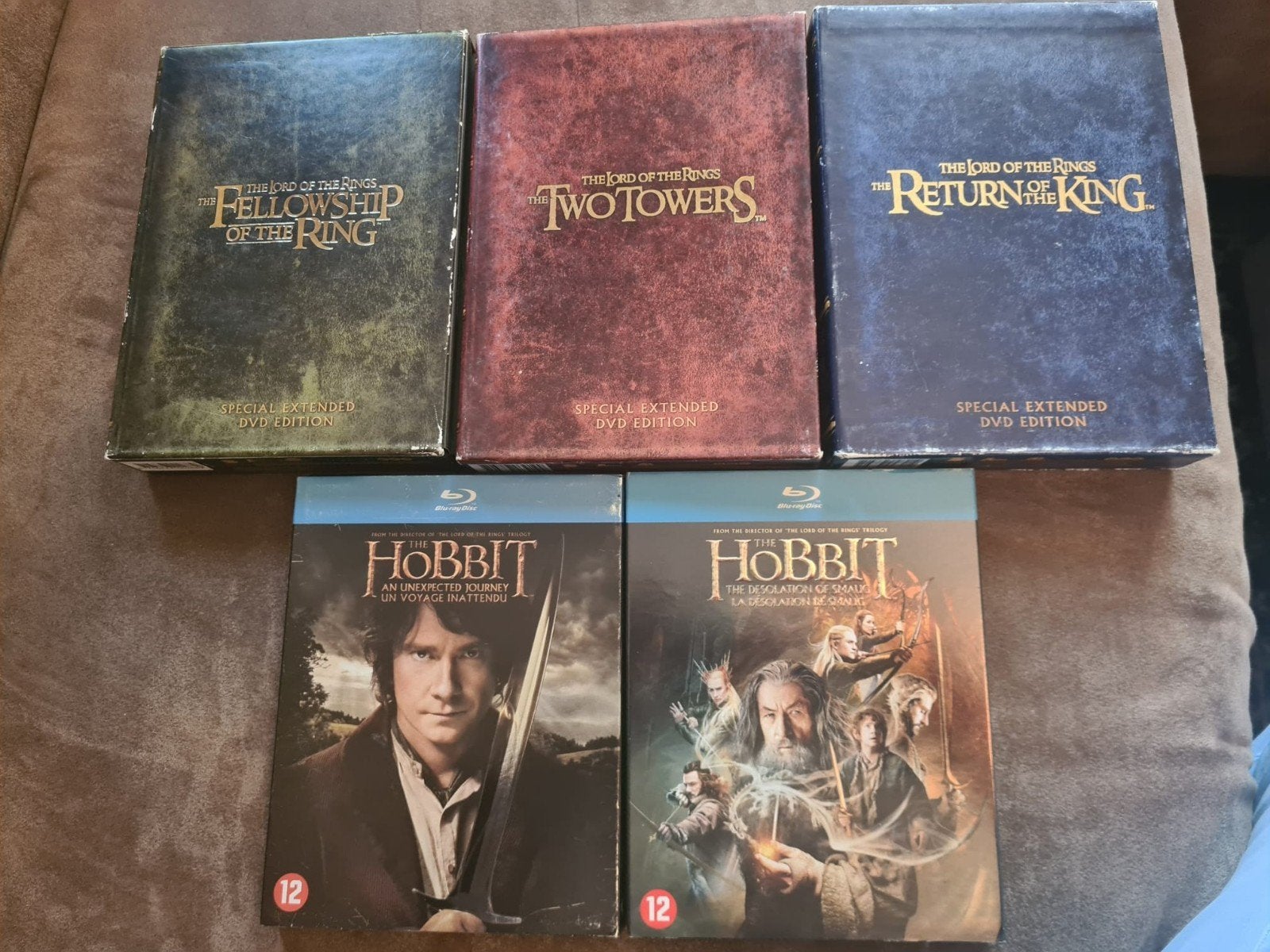 Lord of the Rings & The Hobbit Collectie (DVD & Blu-ray), Nederlands, Ophalen of Verzenden, Inclusief boekje, Vanaf 12 jaar