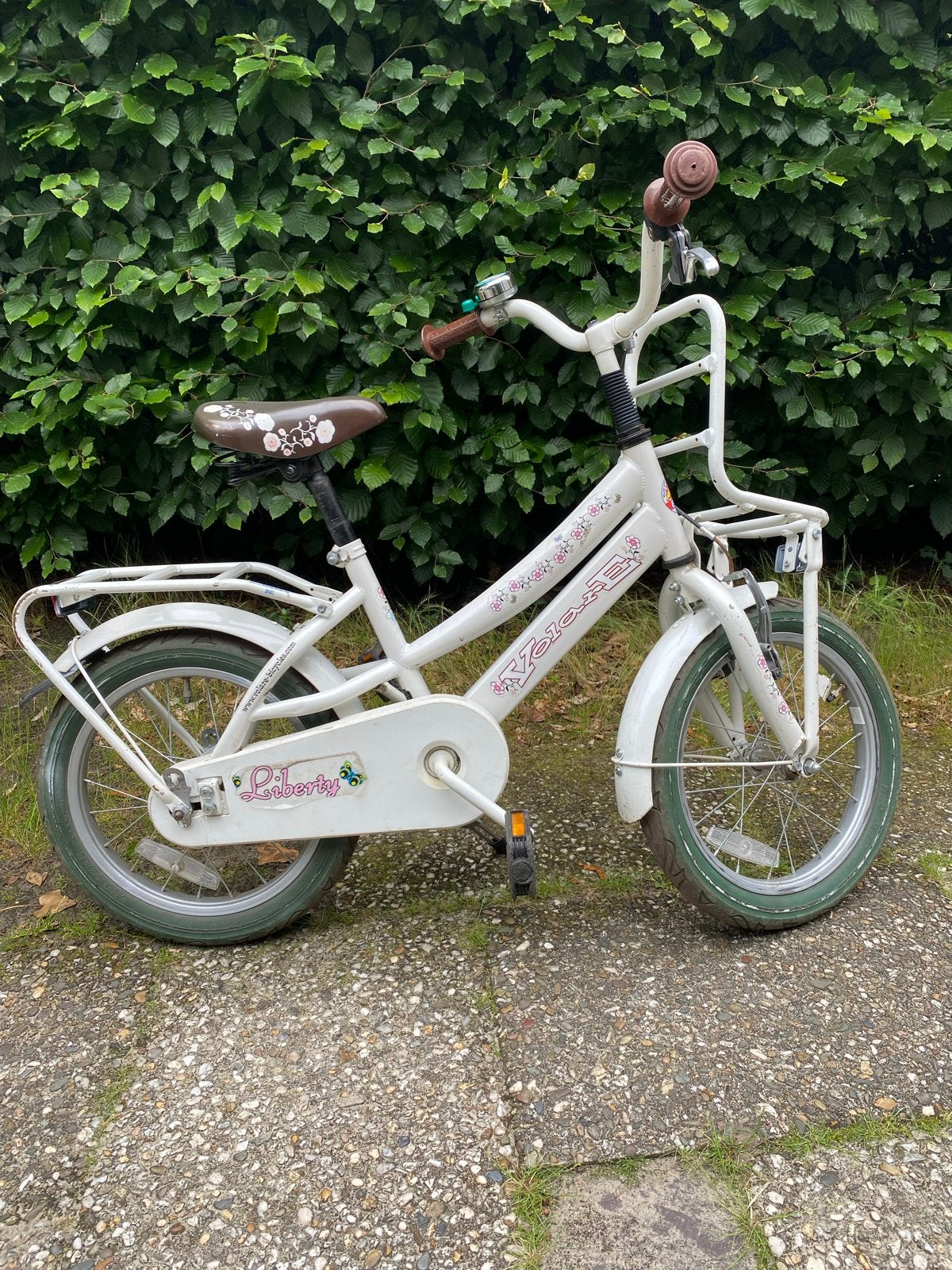 Meisjesfiets Volare Liberty 16 inch, Ophalen, Gebruikt, Velgrem, 16 tot 20 inch