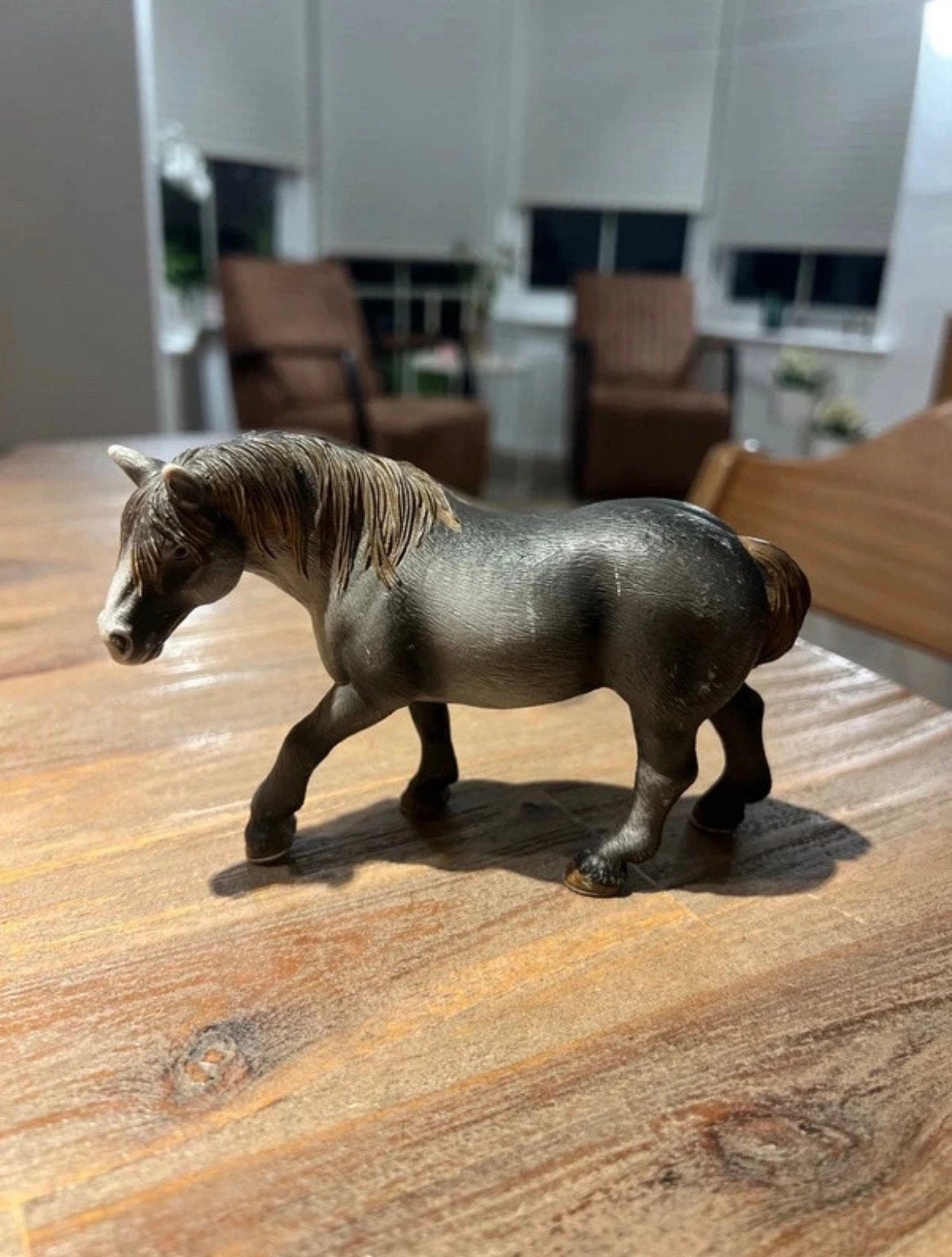 Schleich percheron merrie, Ophalen of Verzenden, Zo goed als nieuw, Paard, Beeldje of Figuurtje