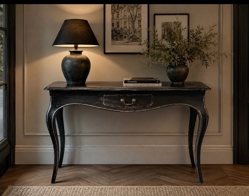 Wandtafel, Huis en Inrichting, Tafels | Sidetables, Ophalen, 100 tot 150 cm, Zo goed als nieuw, Landelijke