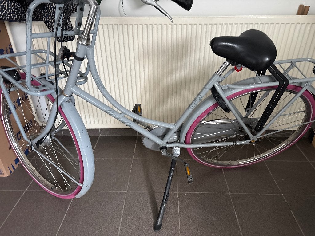 Gazelle omafiets, Fietsen en Brommers, Ophalen, Terugtraprem, Gebruikt, 47 tot 50 cm