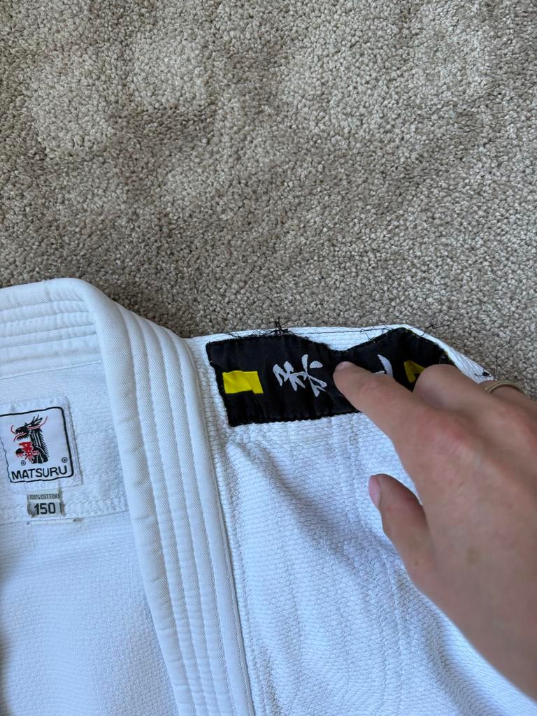 Matsuru Judo Pak Maat 150 - Zo goed als nieuw, Sport en Fitness, Gebruikt, Maat XS of kleiner, Judo, Vechtsportpak