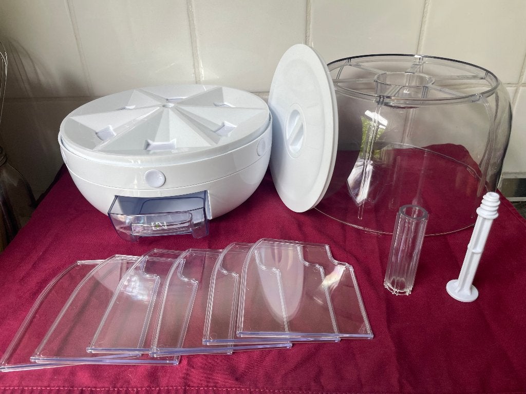 6-vaks draaibare voorraad dispenser / keuken organizer, Ophalen, Zo goed als nieuw