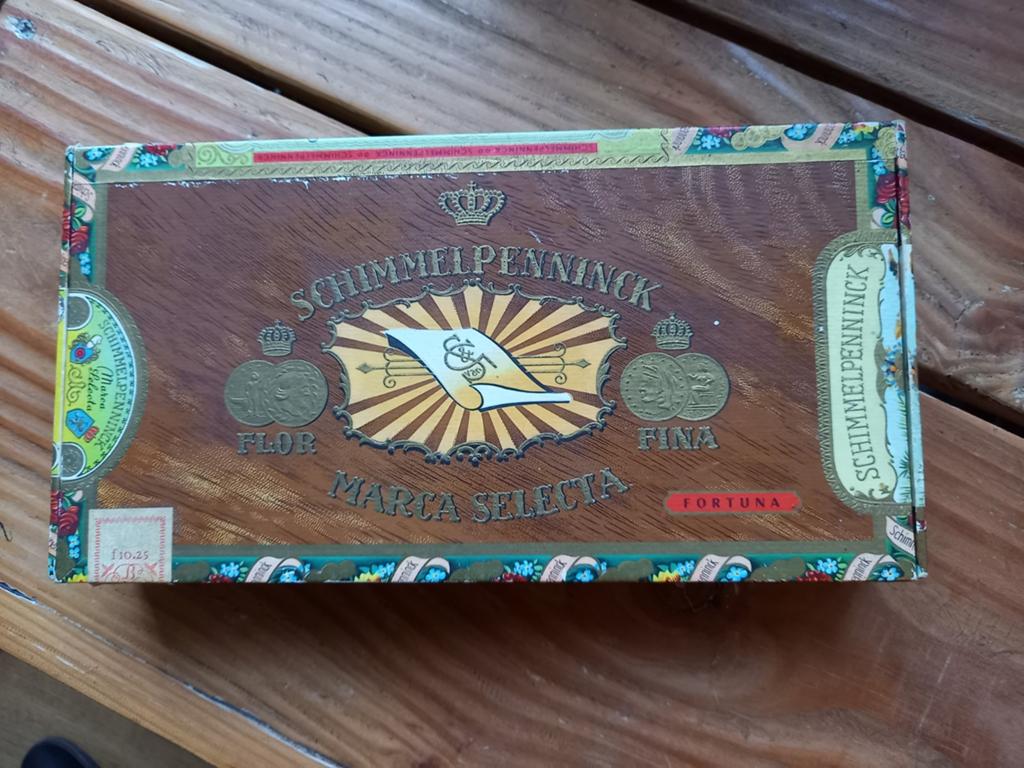 Vintage Schimmelpenninck sigarenkistje, Ophalen of Verzenden, Gebruikt