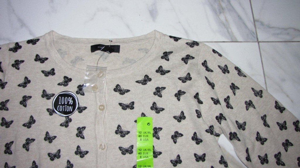40 ATMOSPHERE vlinder vest *nieuw*, Kleding | Dames, Truien en Vesten, Ophalen of Verzenden, Nieuw, Maat 38/40 (M)