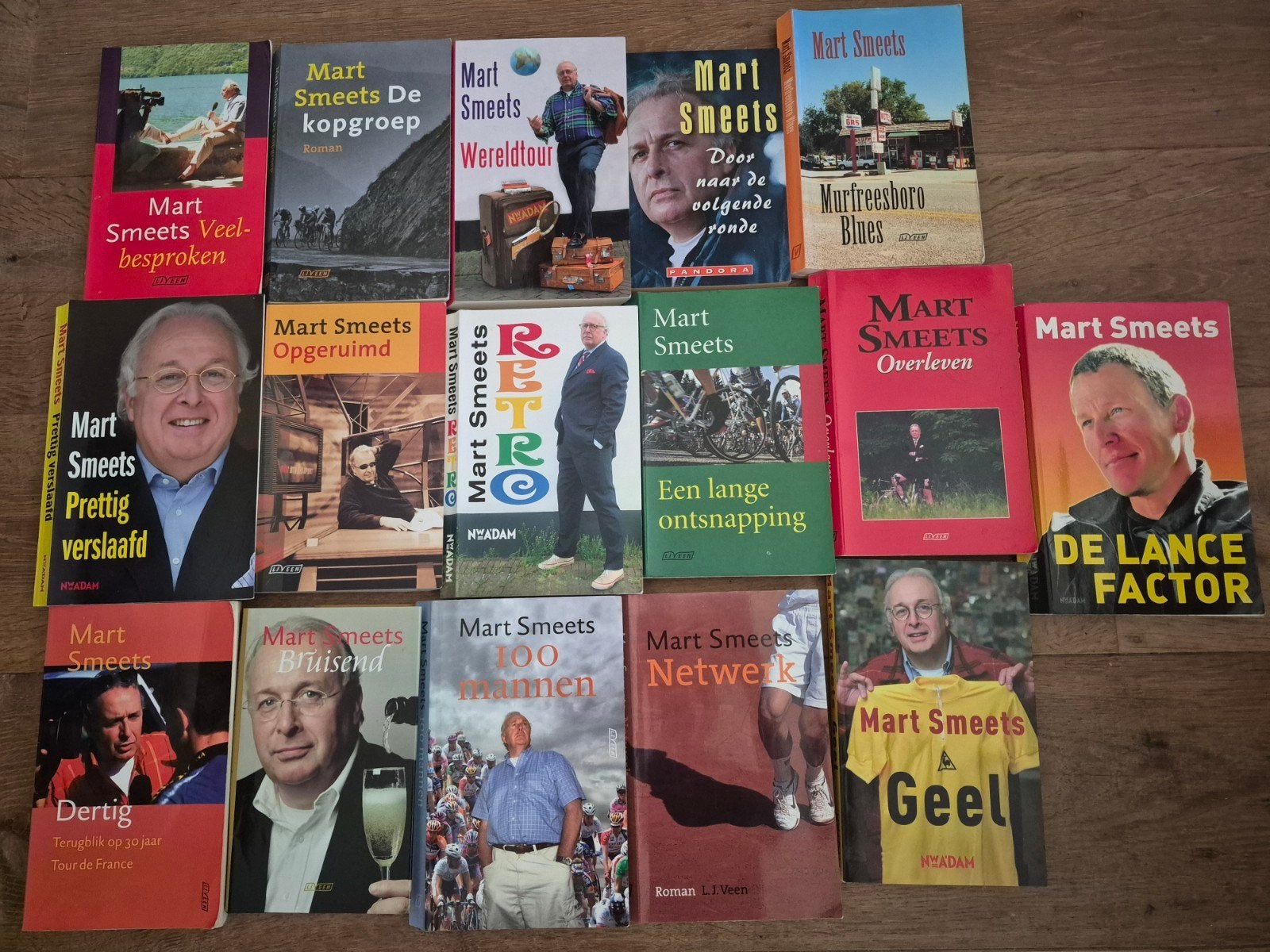 16 boeken Mart Smeets, Ophalen of Verzenden, Gelezen